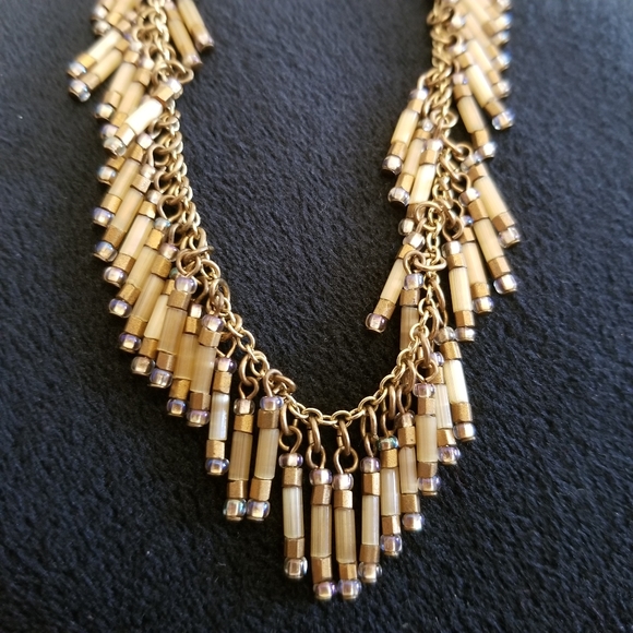 Lee Angel Set of Gold Tone Necklace & Earrings - Picture 4 of 8